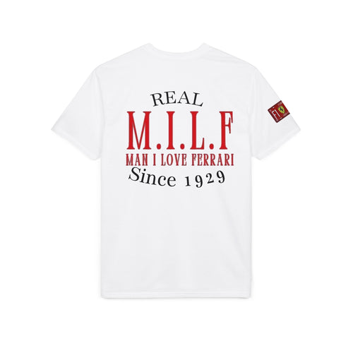 Real M.I.L.F. Since 1929" Performance Tee