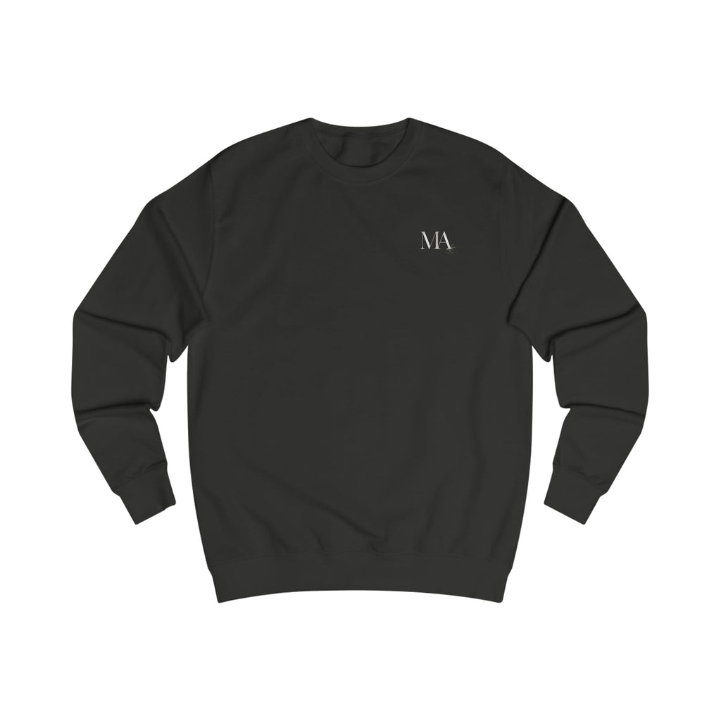 Crewneck Sweatshirt — "Alright" Circle Photo Graphic Pullover